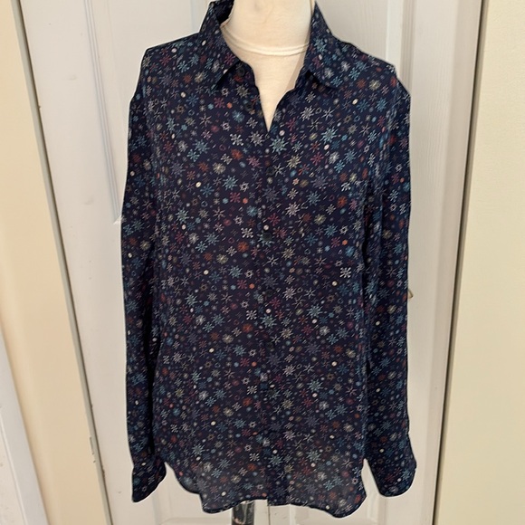 Zadig and Voltaire Sigmund Print 100% Silk Shirt in US Size XS/EUR size 44. - Picture 9 of 13